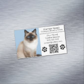 Ragdoll Cattery Customizable Cat Breeder Magnet  (In Situ)