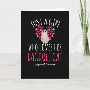 Ragdoll geschenken voor vrouwen   Ragdoll Cat Love Kaart