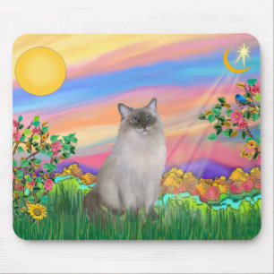 Ragdoll kat (blauw punt) - Dagster Muismat
