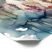 Ragdoll Kat in Engelse Tuin Perfect Poster (Hoek)