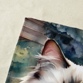 Ragdoll Kat in Engelse Tuin Strandlaken (In situ)