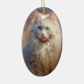 Ragdoll-kat Keramisch Ornament (Rechts)