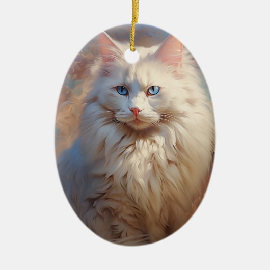 Ragdoll-kat Keramisch Ornament (Voorkant)