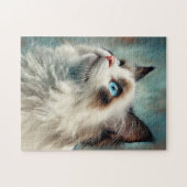 Ragdoll-kat Legpuzzel (Horizontaal)