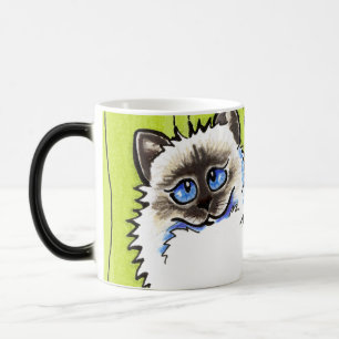 Ragdoll kattenpaar van dollen uit de Leash Art™ Magische Mok