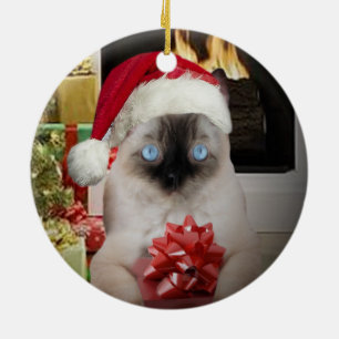 Ragdoll-kerstversiering Keramisch Ornament