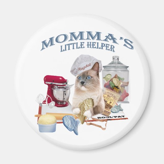 Ragdoll Momma's Helper aimant (Devant)