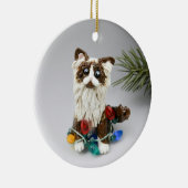 Ragdoll Persian Cat Ceramic Ornament (Rechts)