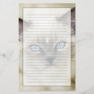 Ragdoll poesje briefpapier