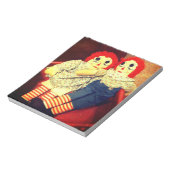 Ragdraf Ann en Andy Doll Notitieblok (Gedraaid)