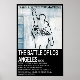 Rage Against The Machine Band Poster