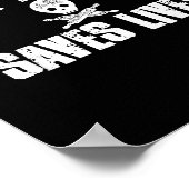 Rage Baking Saves Live Skull Funny Baker Cook Chef Poster (Hoek)