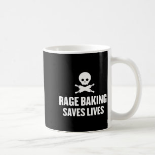 Rage bakken redt levende schedel grappige bakker k koffiemok