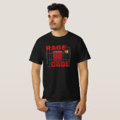 Rage Cage Drinking Alcohol Party T-shirt (Voorkant volledig)