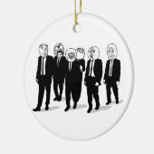 Rage Comic Meme loopt vooruit. Ik Gusta. Keramisch Ornament (Links)