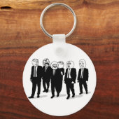 Rage Comic Meme loopt vooruit. Ik Gusta. Sleutelhanger (Voorkant)