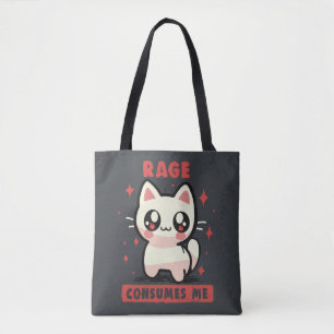 Rage consumeert me draagtas