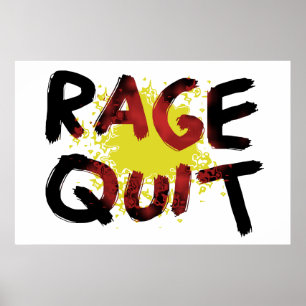 Rage-eenheid Poster
