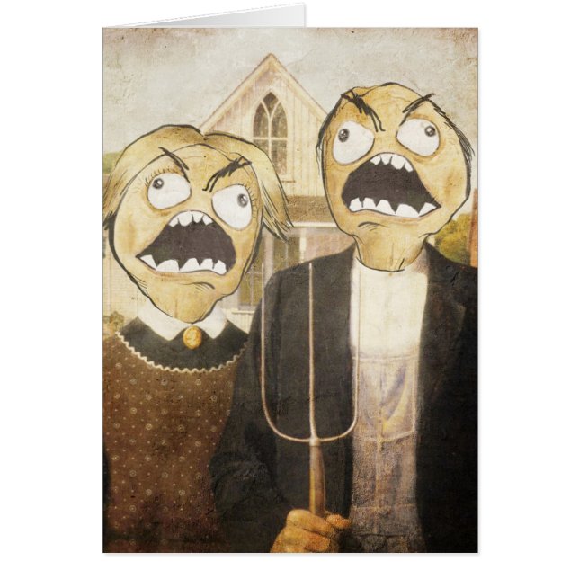 Rage Face Meme Face Comic Classy Painting (Voorkant)