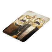 Rage Face Meme Face Comic Classy Painting Magneet (Linkerzijde)