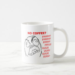 Rage Face No Coffee Koffiemok
