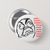 rage face rage comic meme lol rofel ronde button 5,7 cm (Voorkant /achterkant)