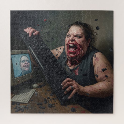 Rage-fout: Systeemfout - Ctrl Alt Delirium Legpuzzel (Verticaal)