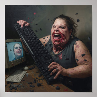 Rage-fout: Systeemfout - Ctrl Alt Delirium Poster