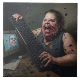 Rage-fout: Systeemfout - Ctrl Alt Delirium Tegeltje