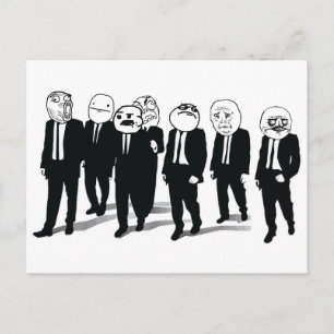 Rage Gang Briefkaart