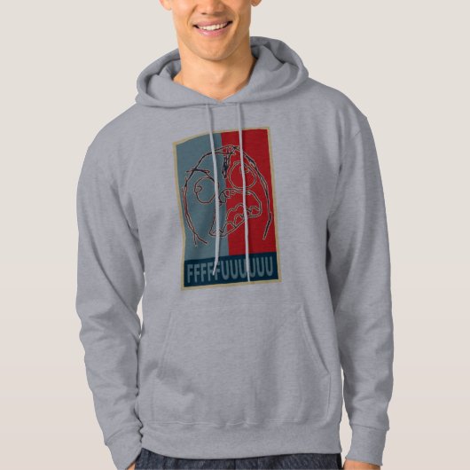 Rage Guy Propaganda Hoodie (Voorkant)