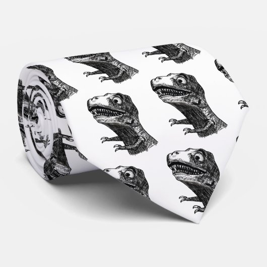 Rage Meme - cravate de T-Rex (Roulé)