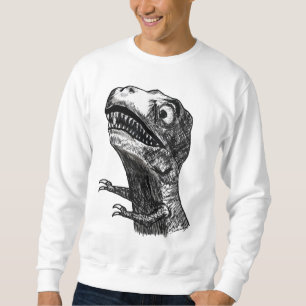 Rage Meme de T-Rex - 2 ont dégrossi sweatshirt