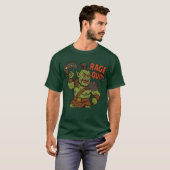 Rage Quit Funny D&D Orc T-Shirt (Devant entier)