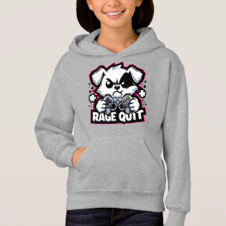 Rage Quit Gaming Hond Shirt - Grappig Gamer Cadeau