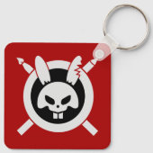 Rage Rabbit Logo Sleutelhanger (Achterkant)