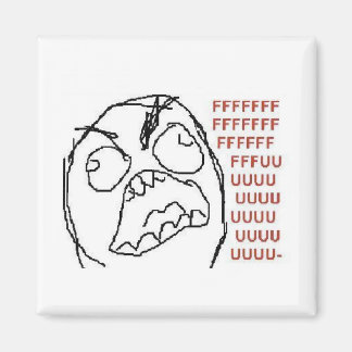 Rageguy fridgemagnet magneet