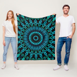 Ragfijne Mandala Spiegel 2 Fleece Deken