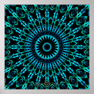 Ragfijne Mandala Spiegel 2 Poster