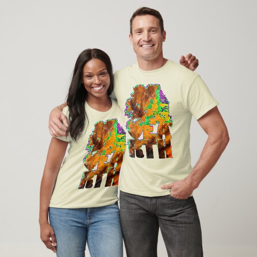 Ragfijne wolken - Goud T-shirt (Unisex)