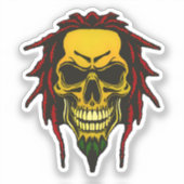 Raggae tot de dood sticker (Voorkant)