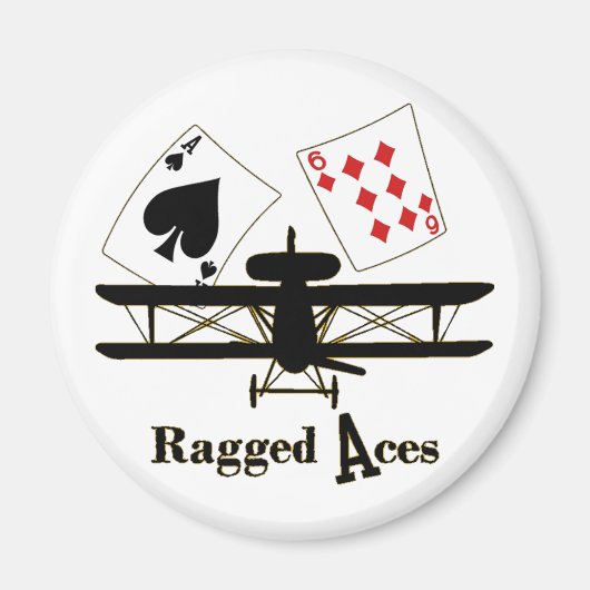 Ragged Aces Ace Magnet Magneet (Voorkant)