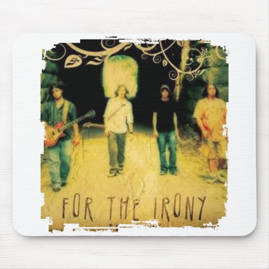 Ragged Border Mousepad Muismat (Voorkant)