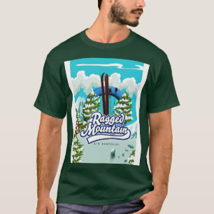 Ragged mountain new hampshire ski t-shirt