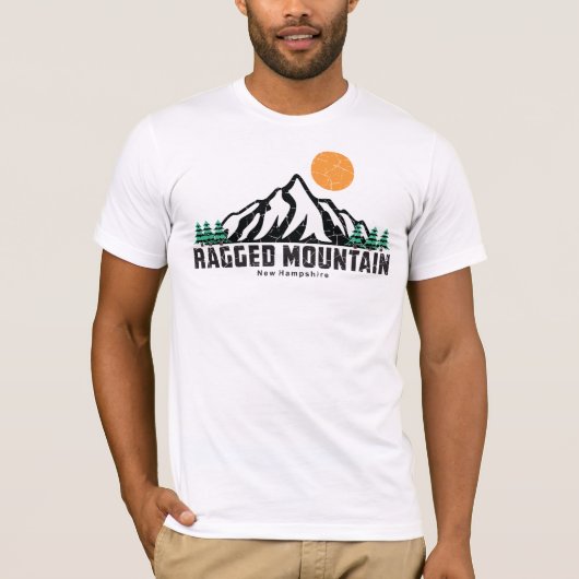 Ragged Mountain Ski Sunset T-shirt (Voorkant)