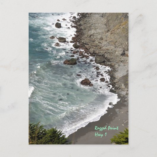 Ragged PointHwy 1 Briefkaart (Voorkant)