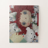 Raggedy Ann Doll & Polar Bear #2 jigsaw puzzle (Vertical)