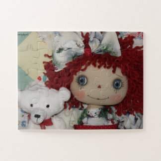Raggedy Ann Doll & Polar Bear #2 jigsaw puzzle Legpuzzel