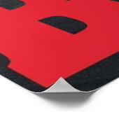 Raging Bull-titel Poster (Hoek)