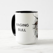 Raging bull Two-Tone Mug, 15 oz Mok (Voorkant links)